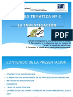 La Investigación