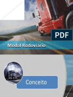 modal - transporte rodoviário