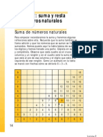 Guía de sumas y restas de números naturales