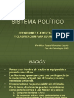 Clasificación de Los Sistemas Políticos