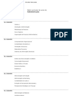 DeVry Brasil - Matriz Curricular