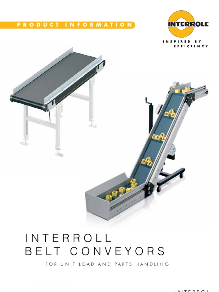 Interroll Belt Conveyor Extrusion Belt (Mechanical)