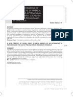 Otálvaro (2009) - Estrategia de Política Social en América Latina, Alternativa Al Neoliberalismo - Las Misiones Bolivarianas PDF
