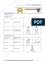 Defensa Personal Policial DPP C2 Cinturon Naranja