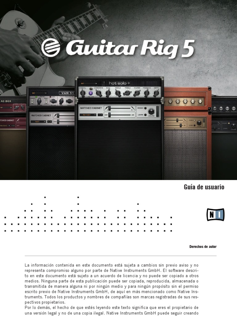 Guitar Rig 5 Manual Spanish | PDF | Point and Click | Software del sistema