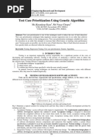 Test Case Prioritization Using Genetic Algorithm: Ms - Kirandeep Kaur, MR - Vinay Chopra