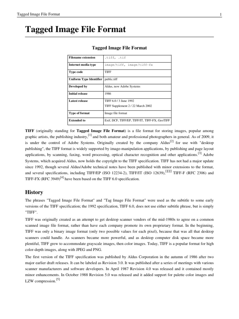 Tagged Image File Format | Download Free PDF | Computer Graphics