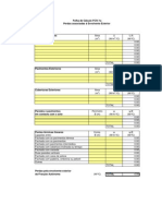 Tabela de RCCTE Calculo