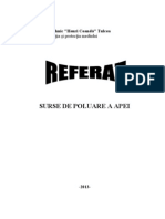 Referat m8 Poluarea Apei Robert