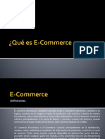 Qué es E-Commerce