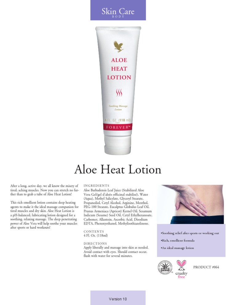 Aloe Heat Lotion | | Nature