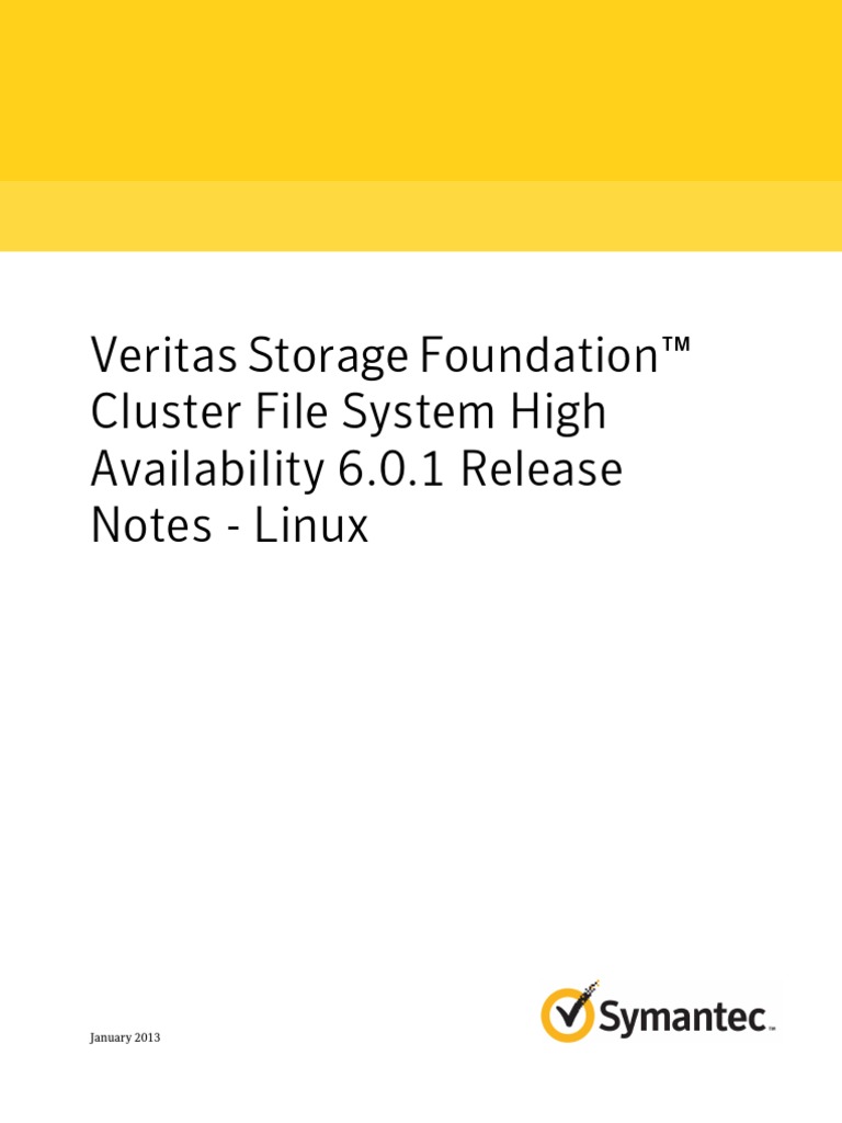 Veritas SF Cluster File System 6.0.1 PDF Oracle Database File System