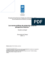 Las Nuevas Políticas de Protección Social, Perspectiva Histórica. Osvaldo Larrañaga