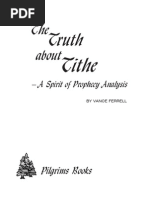 The Truth About Tithe - By Vance Ferrell