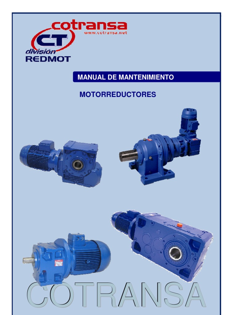 1 Manual General de Instalacion y Mantenimiento de Reductores y ...