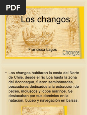 Power Point Los Changos Pdf