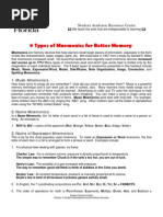 Download 9 Types of Mnemonics for Better Memory by prasadburange SN145454254 doc pdf
