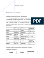 Trabalho de Física 1 - Sobre as unidades de medidas estrangeiras