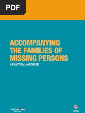 Accompanying the families of missing persons: A practical handbook