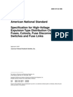 ANSI C37.42-1996 American National Standard Specification for High-Voltage Expulsion Type Distribution Class Fuses_2C Cutouts_2C Fuse Disconnecting Switches and Fuse Links