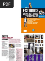 Guia de Estudios Universitarios y de Postgrado 2013-2014