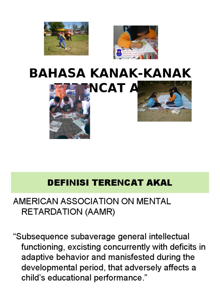 Bahasa Kanak Kanak Terencat Akal Pdf