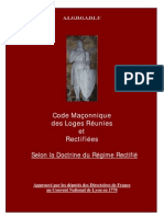 RER Code Maconnique 1778