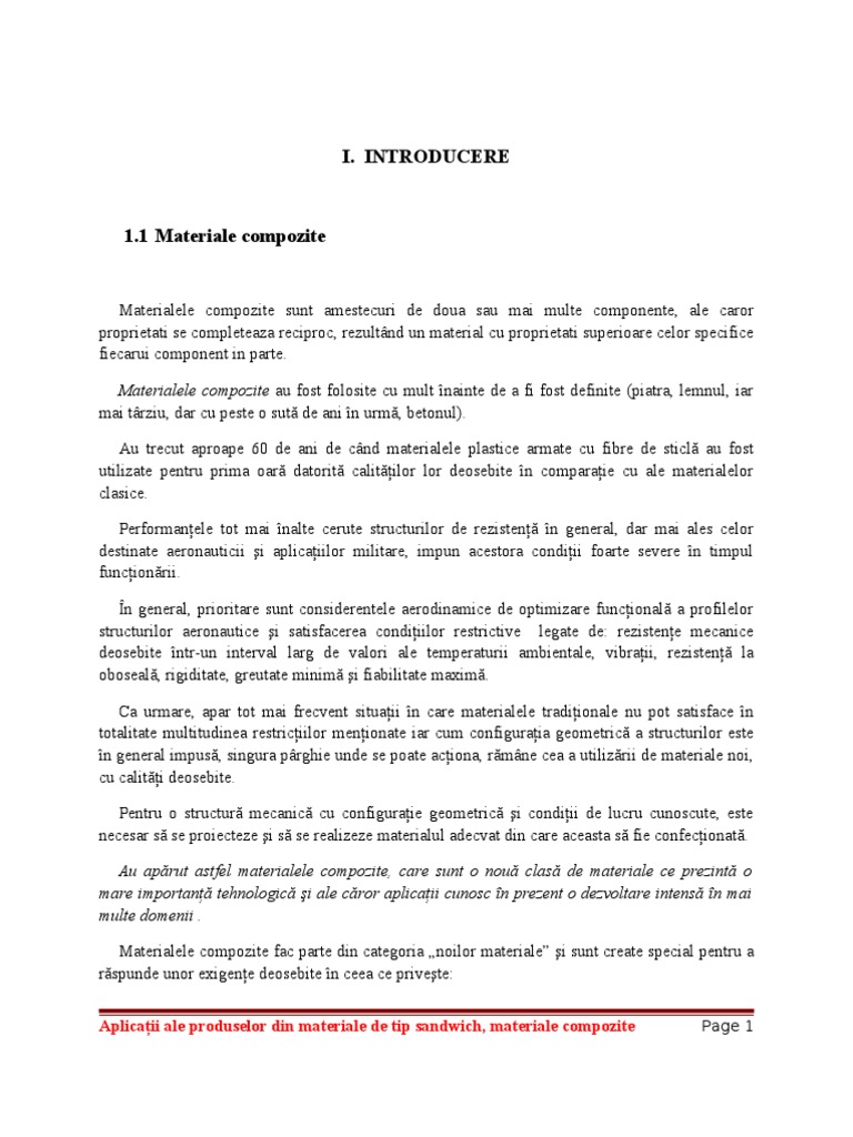 Materiale Compozite | PDF