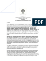 Download UU No 21 tahun 2001 tentang Otonomi Khusus bagi Papua - Penjelasan by Indonesia SN14549562 doc pdf