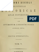 Diodori Siculi Bibliothecae Historicae Quae Supersunt. T. 5 - 1872