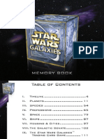 Star Wars Galaxies Memory Book