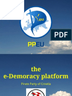 Pirate Party of Croatia - e Democracy Platform Description, PP-EU Meeting, Zagreb 2013