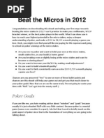 Beat The Micros in 2012