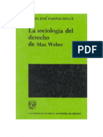 63788548 Farinas La Sociologia Del Derecho de Max Weber 1 OCR