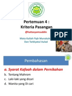 04 - Kriteria Pasangan