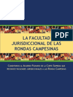 Facultad Jurisdiccional de Las Rondas Campesinas - Justicia Viva