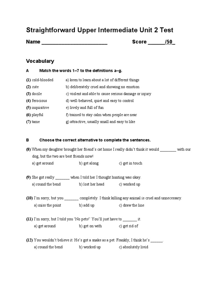 Unit 2 Test | PDF