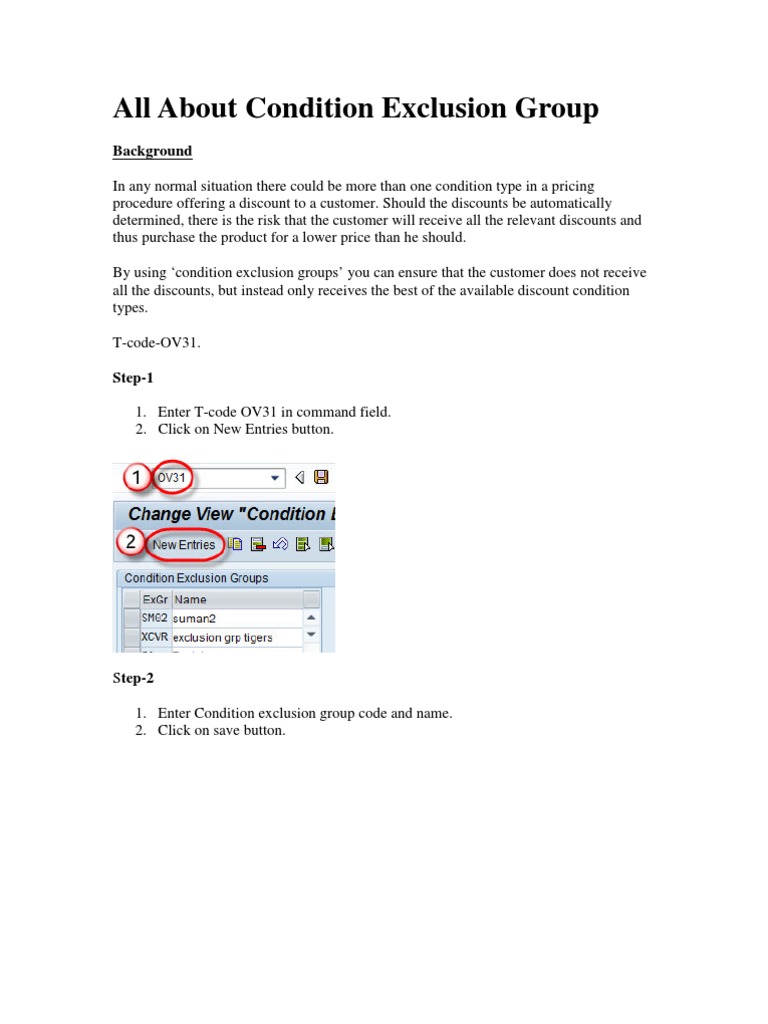 All About Condition Exclusion Group: Background | PDF | Business