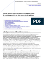 Cusinato Guido - Amor Mortis e Potenziamento Esistenziale - Il Problema Etico in Spinoza e in Schelling