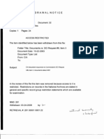 T1 B3 Documents Re Req 9 Item 3 FDR - Entire Contents - Withdrawal Notice For 24 Pgs Re Doc Request 9