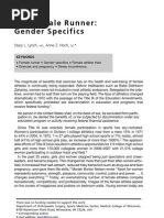 The Female Runner Gender Specifics, Lynch and Hoch (2011)