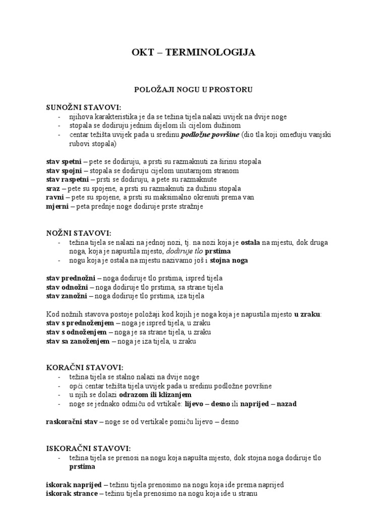Okt - Terminologija | PDF