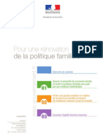 03/06/13 Dossier de Presse - Pour Une Renovation de La Politique Familiale