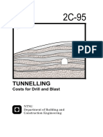 Tunneling - Cost for Drill and Blast