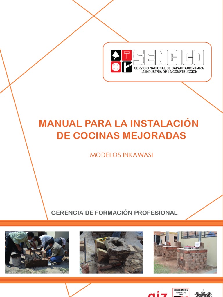 Manual de Instalación de Cocinas Mejoradas | PDF | Estufa de cocina ...