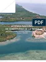 Leyenda Nacional de Coberturas de La Tierra Corine Land Cover Colombia