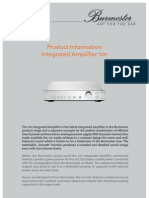 101 Integrated Amplifier from Burmester