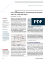 New oral anticoagulants for hip and knee surgery patients