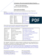 WH Questions - Unit 04 (Bilingual Vietnamese-English