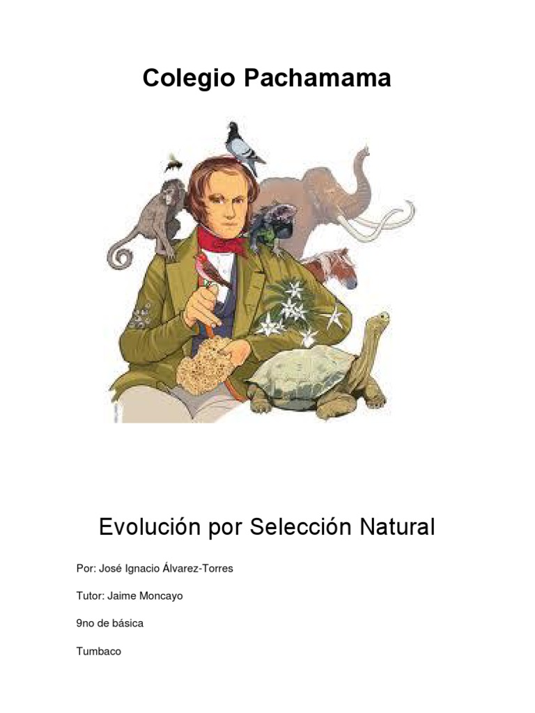 Teoría de la Evolución de Darwin | PDF | Charles Darwin | Seleccion natural